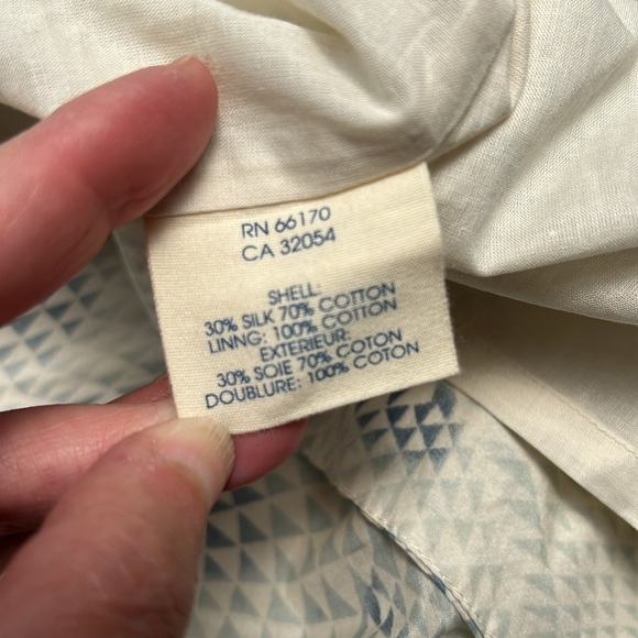 RARE Anthropologie Edme & Esyllte Fanning Triangles Strapless Dress POCKETS! 🥰 - Picture 14 of 15